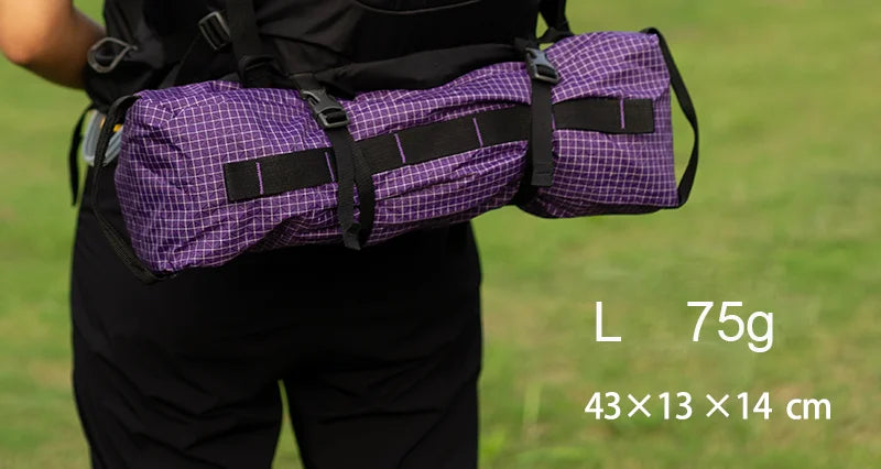 UHMWPE xpac Storage Pack -Ultralight Hiking Backpack Side Pocket Chair Tent Bag Tactical Waterproof Camping Gear Equipment Trekker Essentials