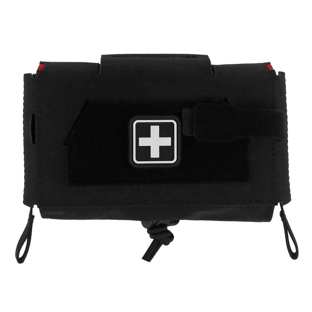 Camo Style MD2 Compact Trauma Kit Tactical IFAK Medical First Aid Pouch Outdoors Hunting Camping Patrol Survival Equipment Trekker Essentials