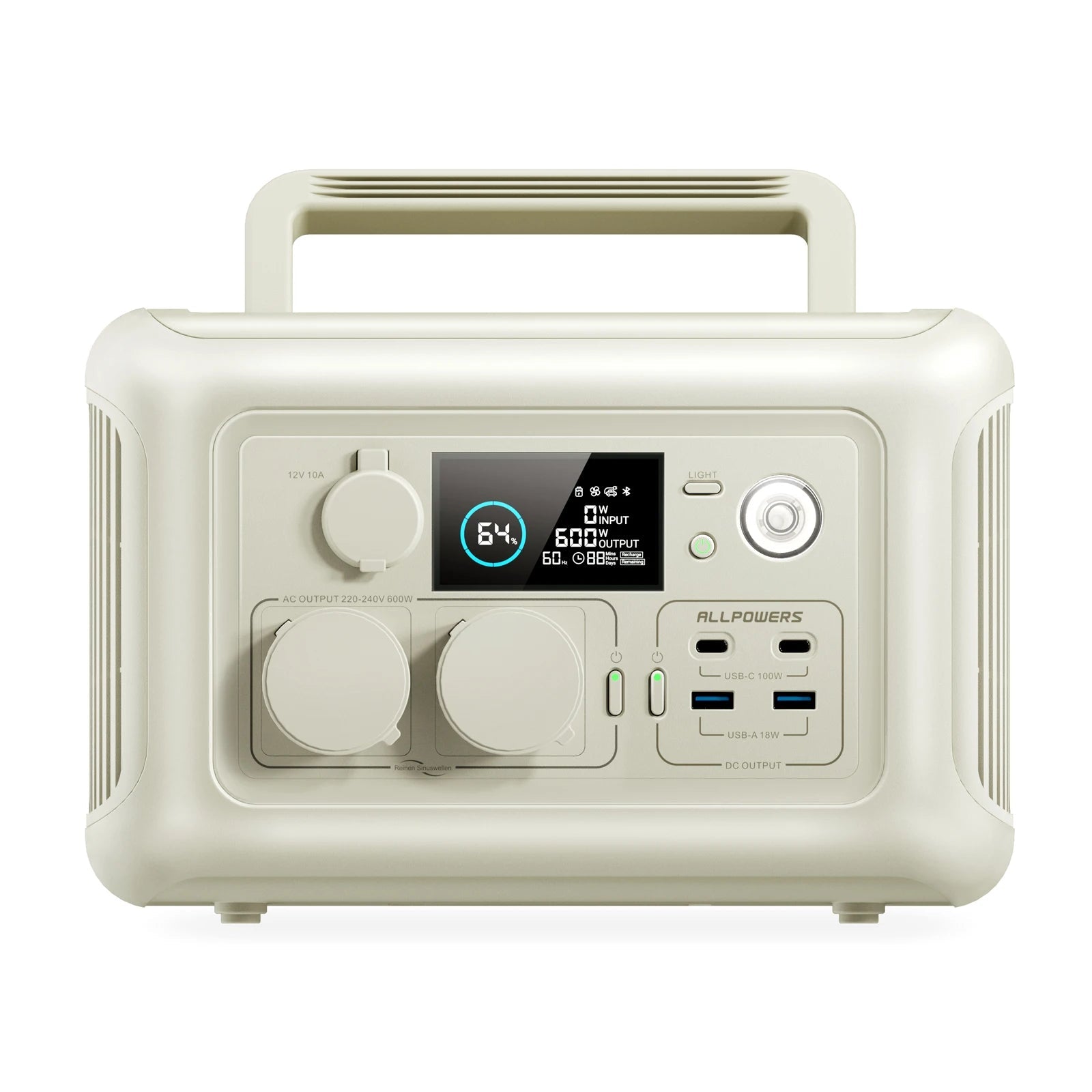 Portable Power Station – 299Wh Solar Generator with 600W Pure Sine Wave Output Trekker Essentials