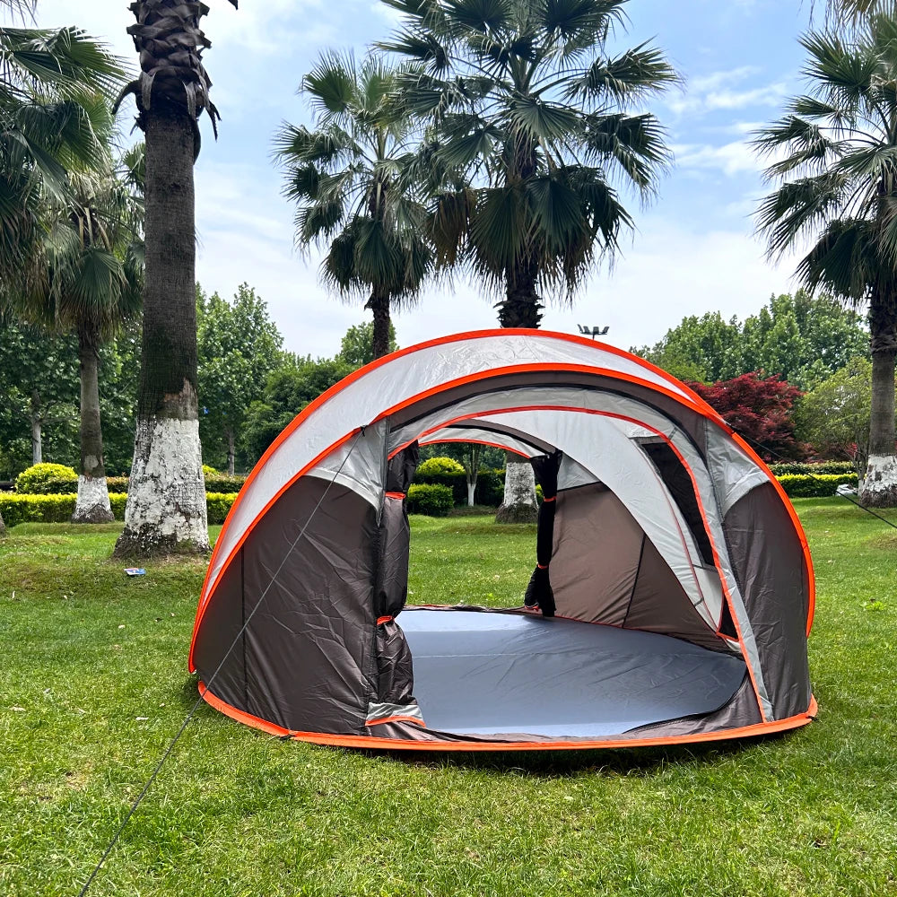5-8 people quick opening hand throw tent waterproof camping boat tent outdoor tent fully automatic pop-up Trekker Essentials