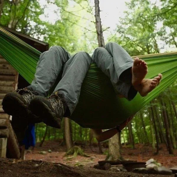 Portable Parachute Nylon Hammock for Outdoor Camping & Backyard Relaxation