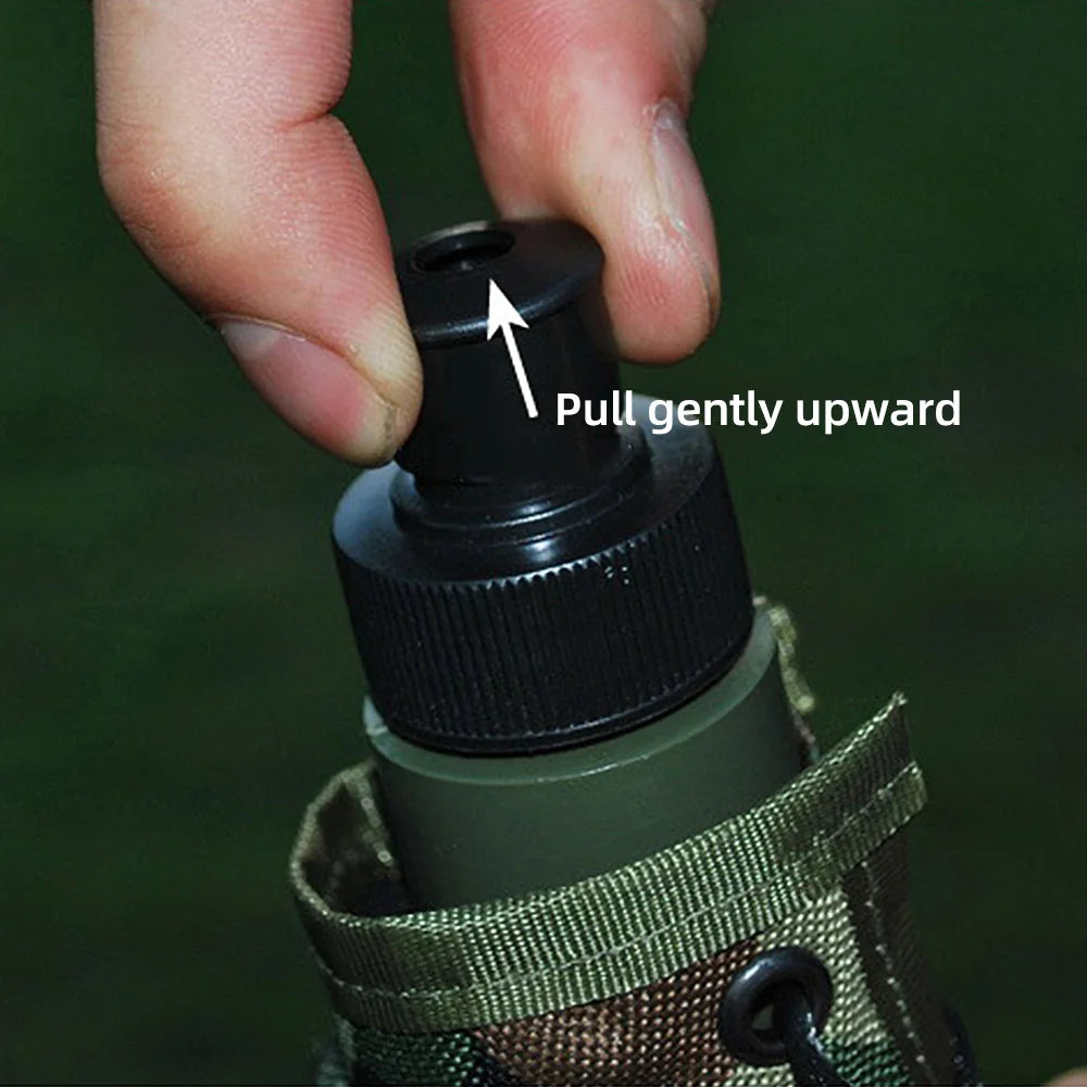 800ml Outdoor Hydration Bottle | Portable Sports Water Kettle with Shoulder Strap for Hiking & Backpacking