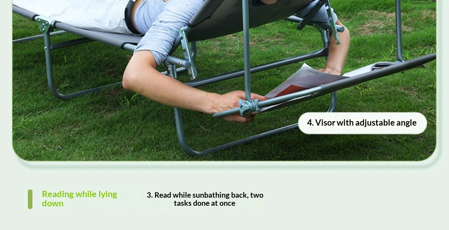 Lightweight Foldable Camping Cot Portable Aluminum Frame Elevated Bed Easy Setup Heavy Duty Single Outdoor Backpacking Camp Bed