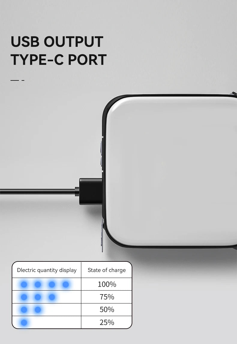 Rechargeable Camping Lantern with 800 Lumens, Dual White & Warm Light, Portable Hanging LED Work Light