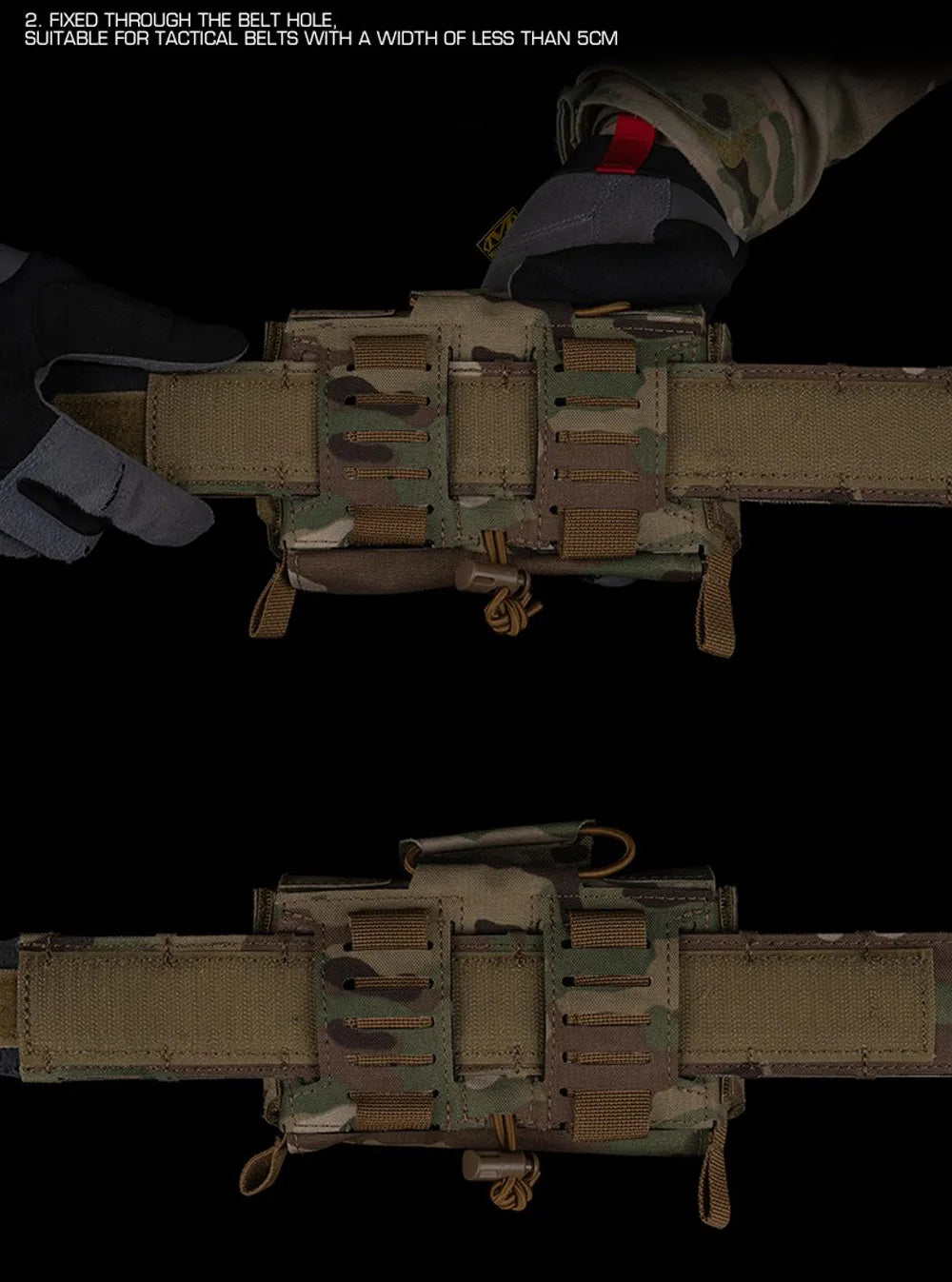 Camo Style MD2 Compact Trauma Kit Tactical IFAK Medical First Aid Pouch Outdoors Hunting Camping Patrol Survival Equipment Trekker Essentials