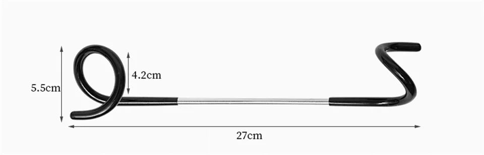 Stainless Steel Camping Light Pole Hook - Adjustable Tent Lamp Holder for Outdoor Fishing & Hunting (Model C70)