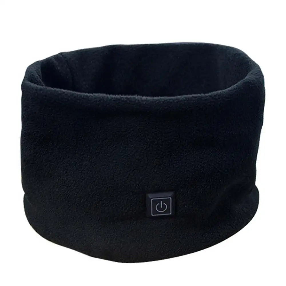 Rechargeable Electric Heating Scarf: Windproof Neck Warmer with 3 Temperature Settings for Cycling & Skiing