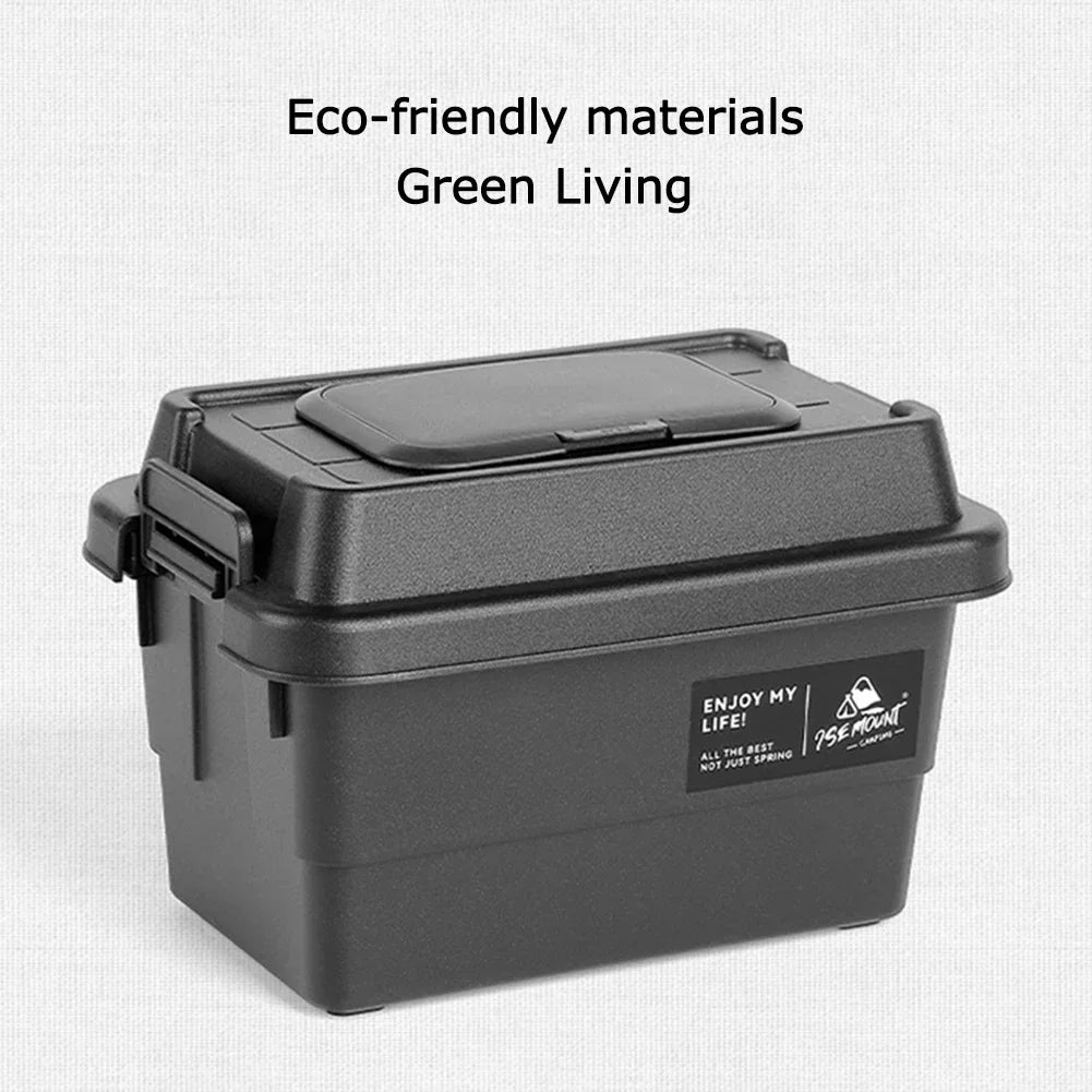 1.1L Outdoor Tissue Storage Box – Waterproof Camping Organizer for Napkins, Seasoning Bottles & Sundries (Army Green/Black/Beige)