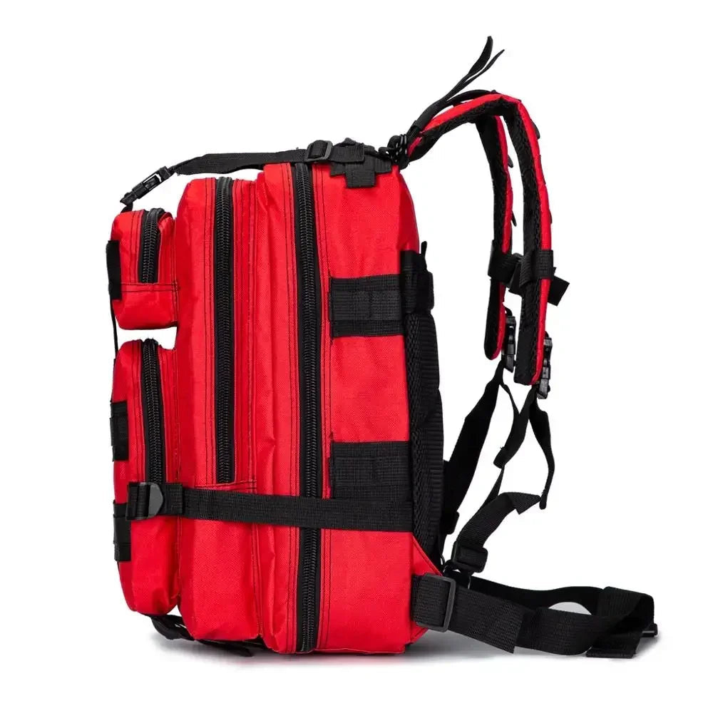 30L Outdoor Backpack First Aid Bag Outdoor Bag Trauma Responder Medical Sport Backpack Trekker Essentials