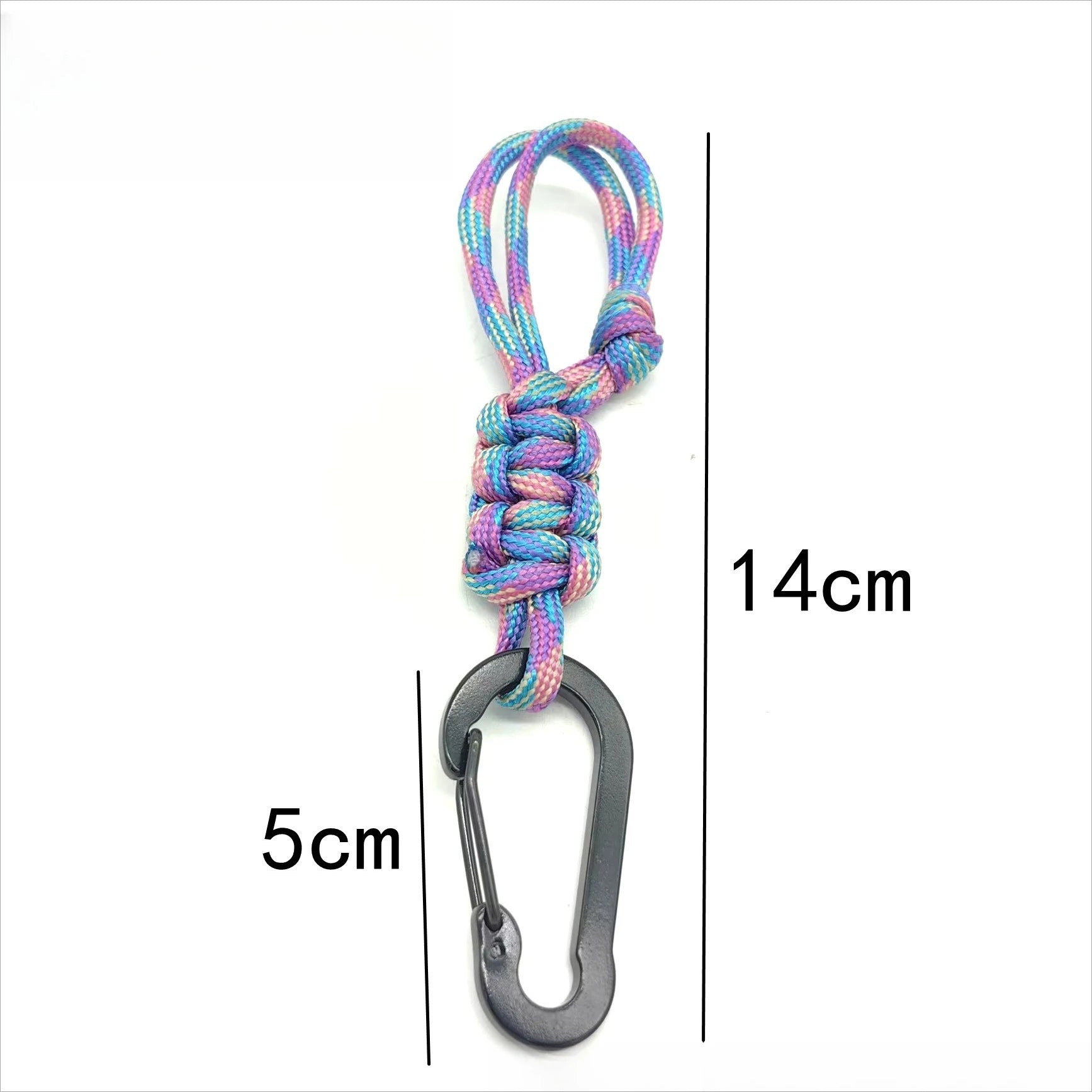 Hands-Free Water Bottle Holder Lanyard with Carabiner Clip – Adjustable Woven Strap for Hiking, Camping & Daily Carry Trekker Essentials