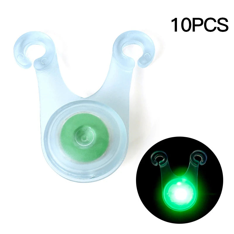 10PCS Waterproof LED Tent Lights – Mini Hanging Safety Lights for Camping, Cycling & Outdoor Use Trekker Essentials