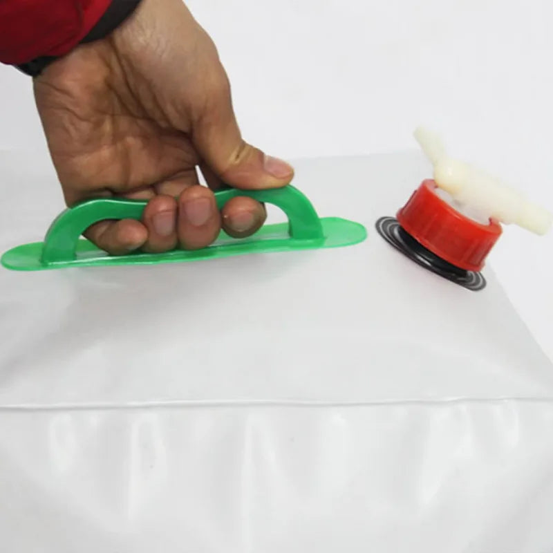 Bolsa de agua plegable de gran capacidad: contenedor portátil para acampar