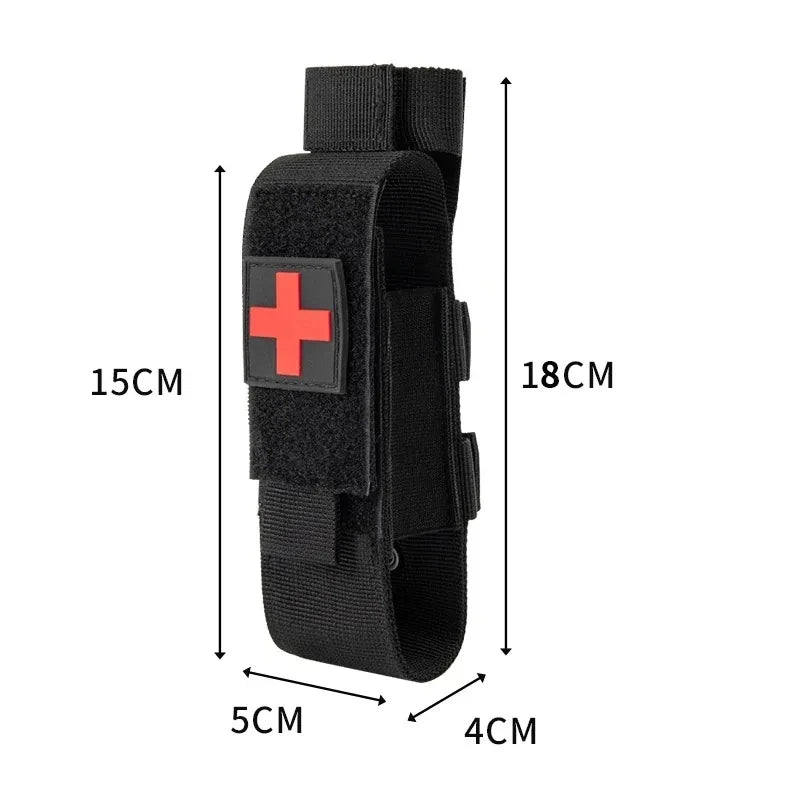 Tactical First Aid Kit Tourniquet Molle Survival Set Pouch Nursing Holder Medical Gear Scissors Bag RescueTool Outdoor Equipment Trekker Essentials