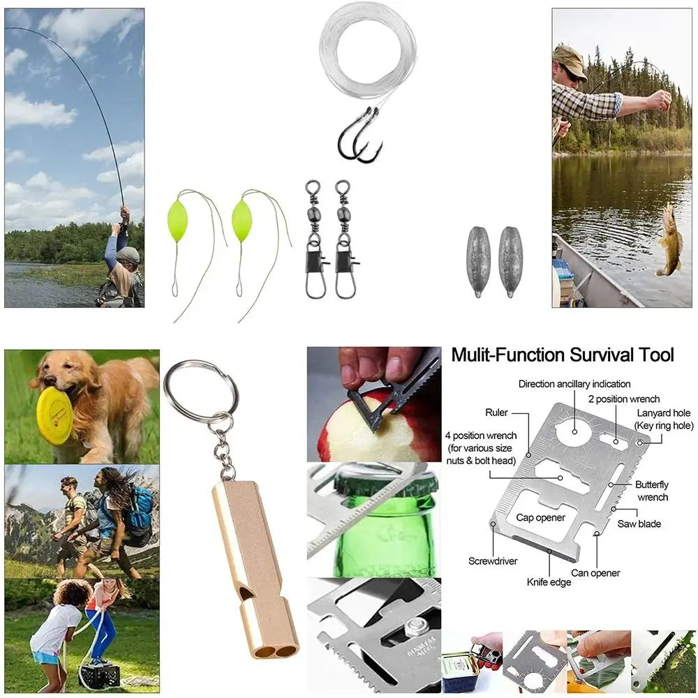 Portable Survival First Aid Kit Full Set Molle Outdoor Gear Emergency Kits Camping Hiking Trauma Bag First Aid Kit Outdoor IFAK Trekker Essentials