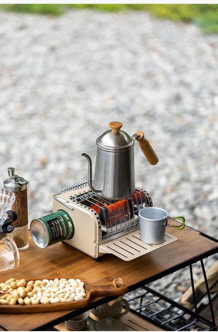 Portable 1200W Outdoor Gas Heater Stove – Smokeless Camping & Picnic Heater