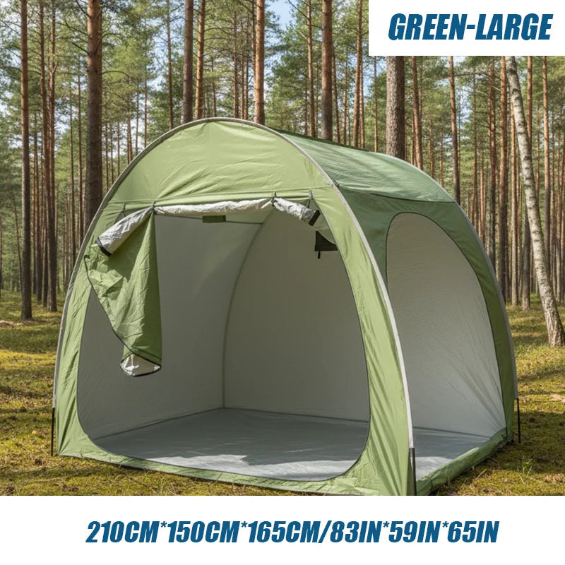 Portable Bike Shelter Storage Tent – Aluminum Alloy Frame, Oxford Fabric, Weatherproof Bicycle Cover Trekker Essentials