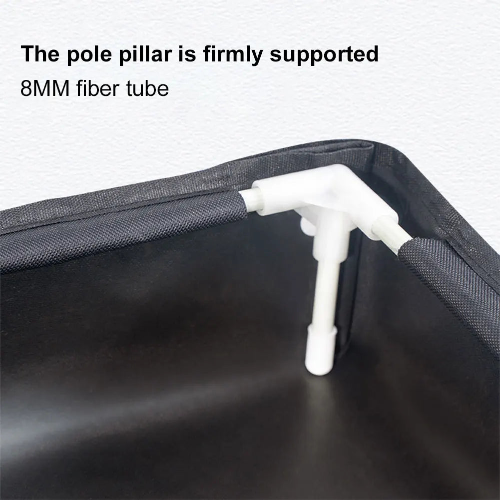 Portable Shower Tray & Floor Base: 80cm Foldable Camping Shower Pan & Pet Bath Basin