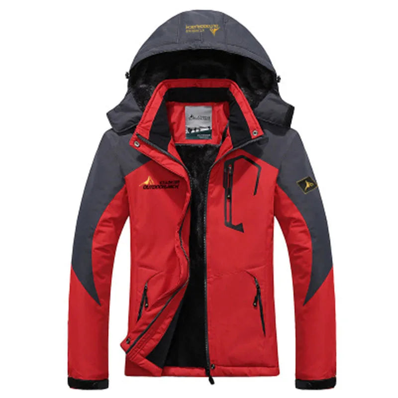 Men’s Winter Parka Jacket – Thick Warm Windproof Military Style Coat for Cold Weather Trekker Essentials