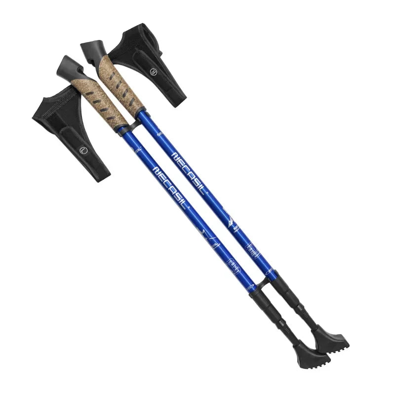 2PCS Ultralight Trekking Poles – 7075 Aluminum Adjustable Nordic Walking Sticks for Hiking & Camping Trekker Essentials