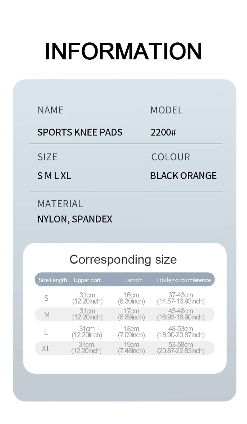 1Pcs Sports Knee Pads Silicone Spring Anti-slip Knee Support Keep Warm Outdoor Sports Skipping Cycling Hiking Mountain Climbing Trekker Essentials