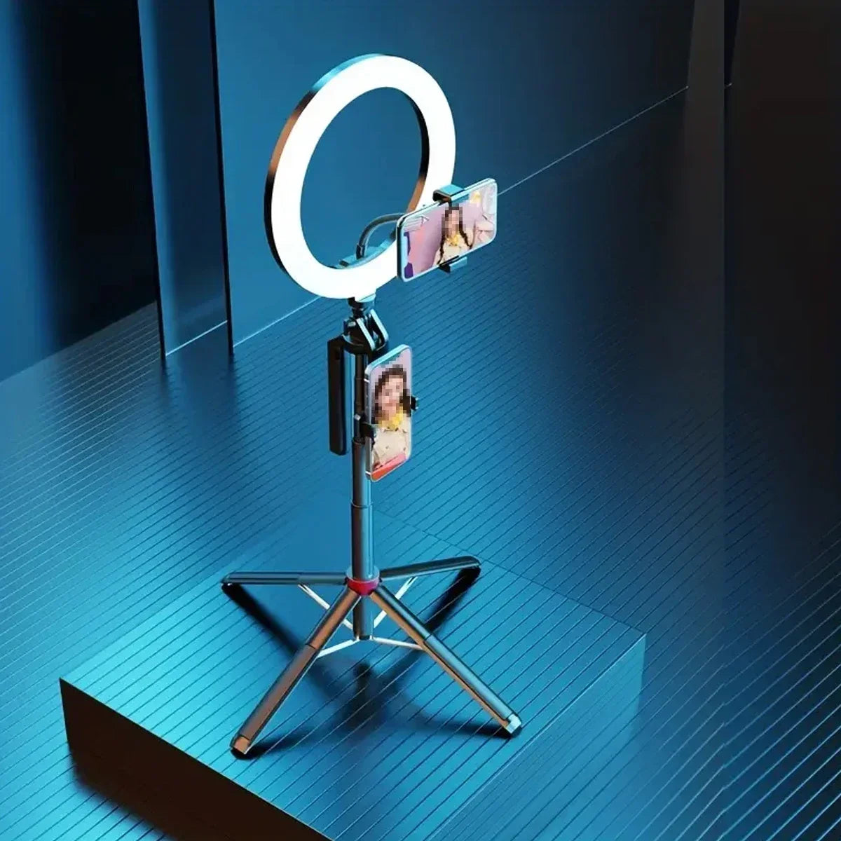 Portable Aluminum Camera Tripod – 360° Rotating Tripod with Wireless Remote for Photography, Video & Live Streaming