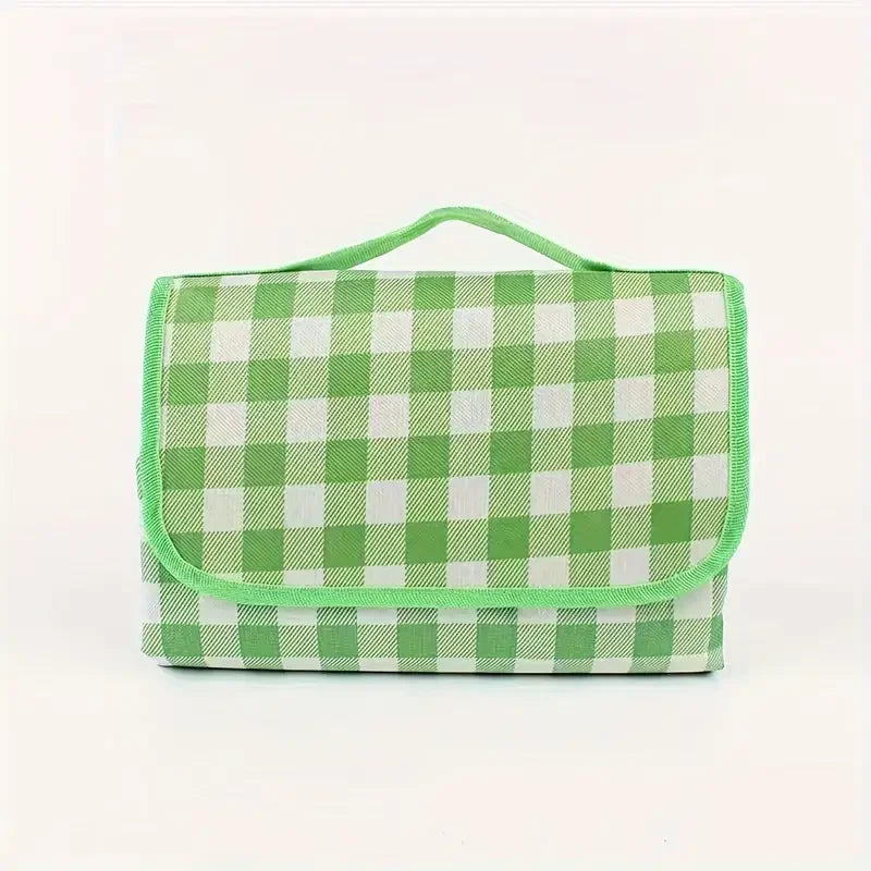 Esterilla de picnic impermeable 3 en 1 para camping, senderismo y playa: manta plegable portátil para exteriores con cierre de seguridad.