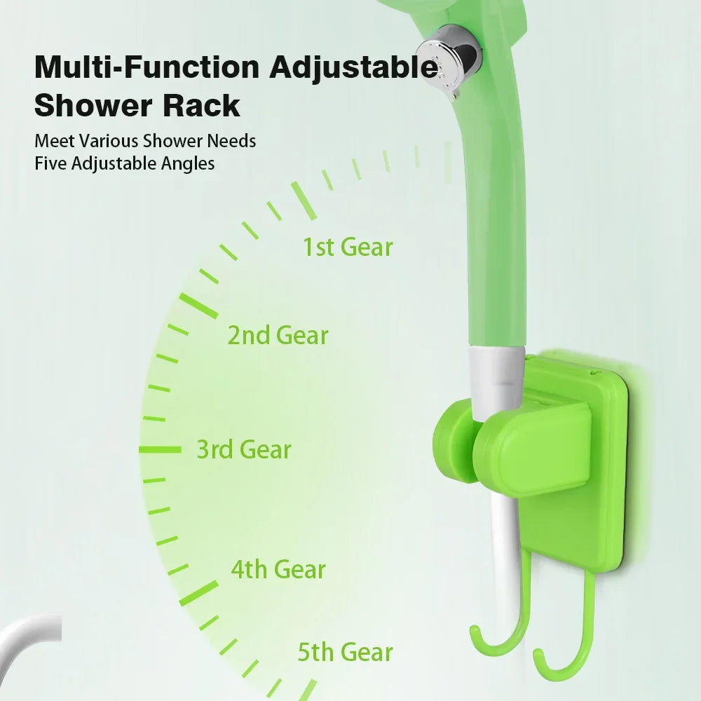 6000mAh Portable Camping Shower Pump Outdoor Shower Kit w/Full Screen Intelligent Digital Display For camping pet bath car wash Trekker Essentials