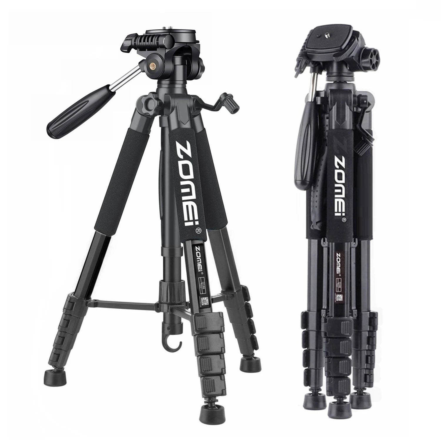 73.6" Professional Camera Tripod - 5kg Load Aluminum Alloy DSLR/Phone Stand
