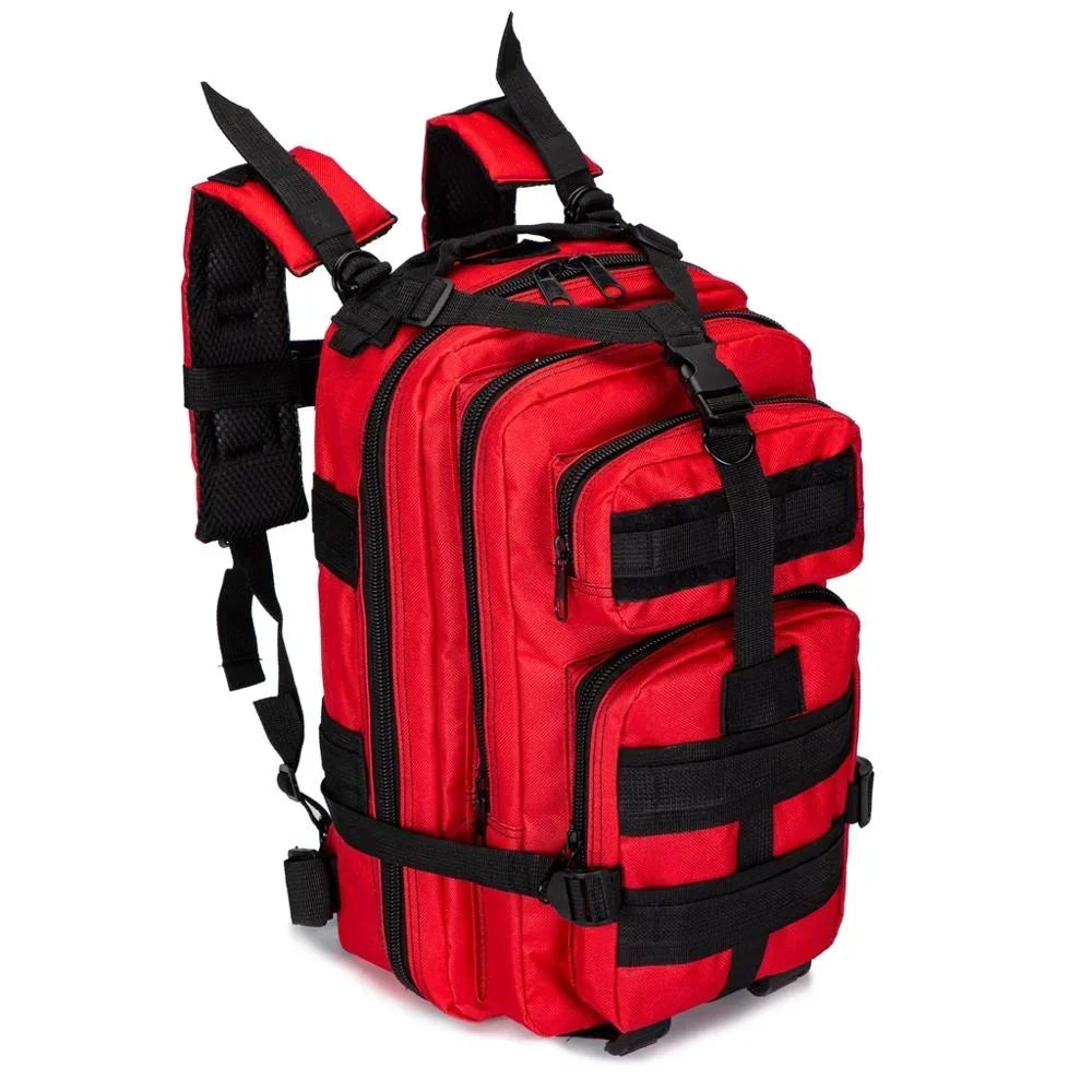 30L Outdoor Backpack First Aid Bag Outdoor Bag Trauma Responder Medical Sport Backpack Trekker Essentials