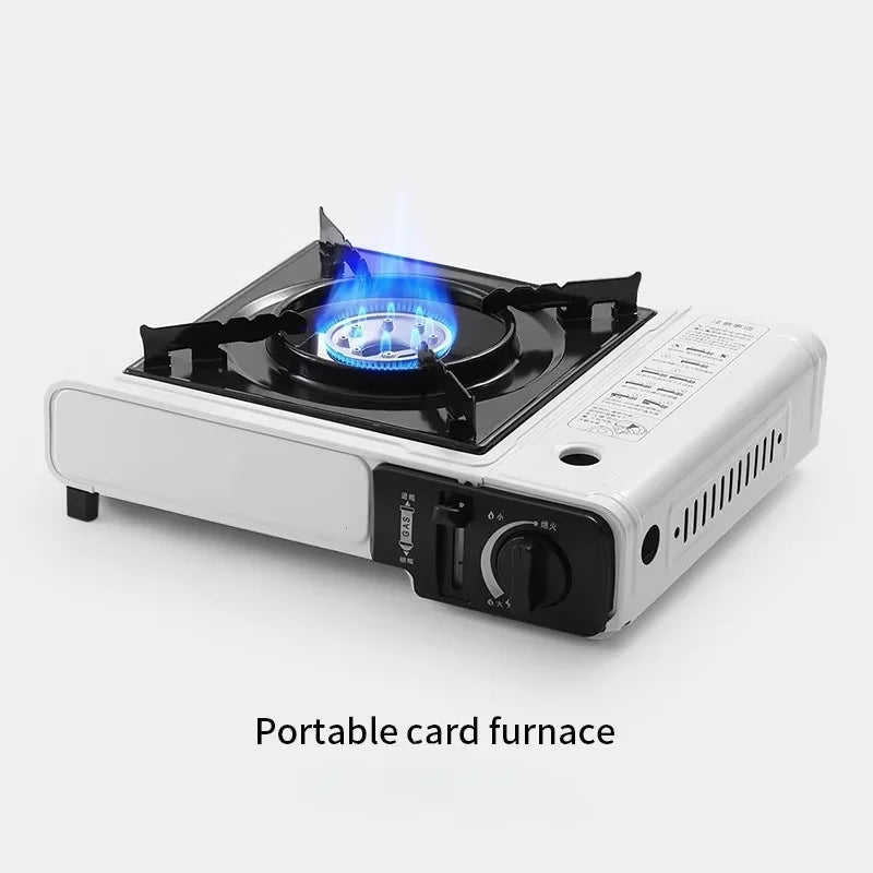 Compact Portable Gas Stove for Hot Pot, BBQ, and Camping Cooking
