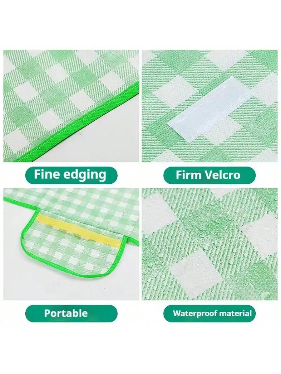 150x200cm Waterproof Picnic Mat – Sandproof Outdoor Blanket for Camping, Beach & Family Outings