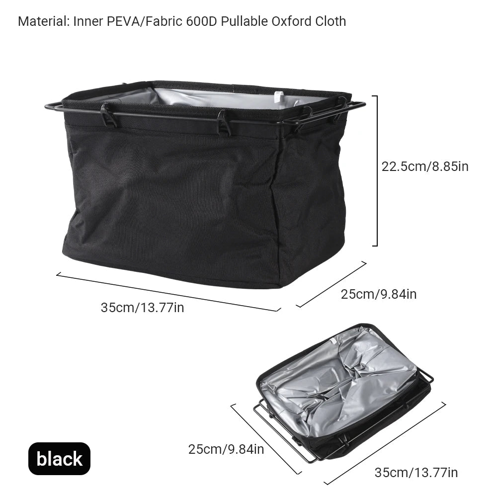 Pandatour IGT 1Unit Camping Table ice Bucket incubator Refrigerated Picnic iced Drink ice Bag Water Storage insulation Bag Trekker Essentials