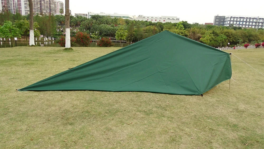 19 Hang Point Tarp Waterpoof Survival Bushcraft Sun Shelter Beach Shade Tent Outdoor Canopy Backpacking Tourist Awning 4x4 3x3m Trekker Essentials