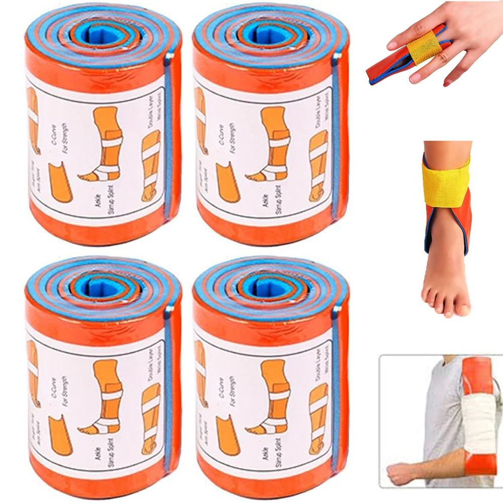 Emergency Aluminum Splint Roll (11×46cm) – Reusable Moldable First Aid Support for Fractures & Injuries Trekker Essentials