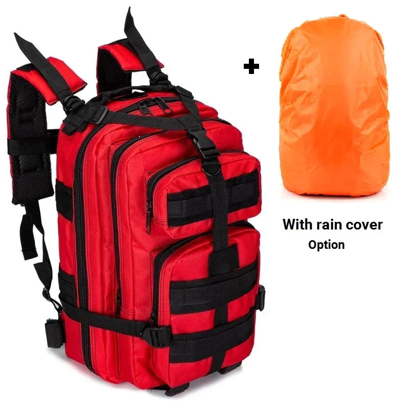 30L Outdoor Backpack First Aid Bag Outdoor Bag Trauma Responder Medical Sport Backpack Trekker Essentials
