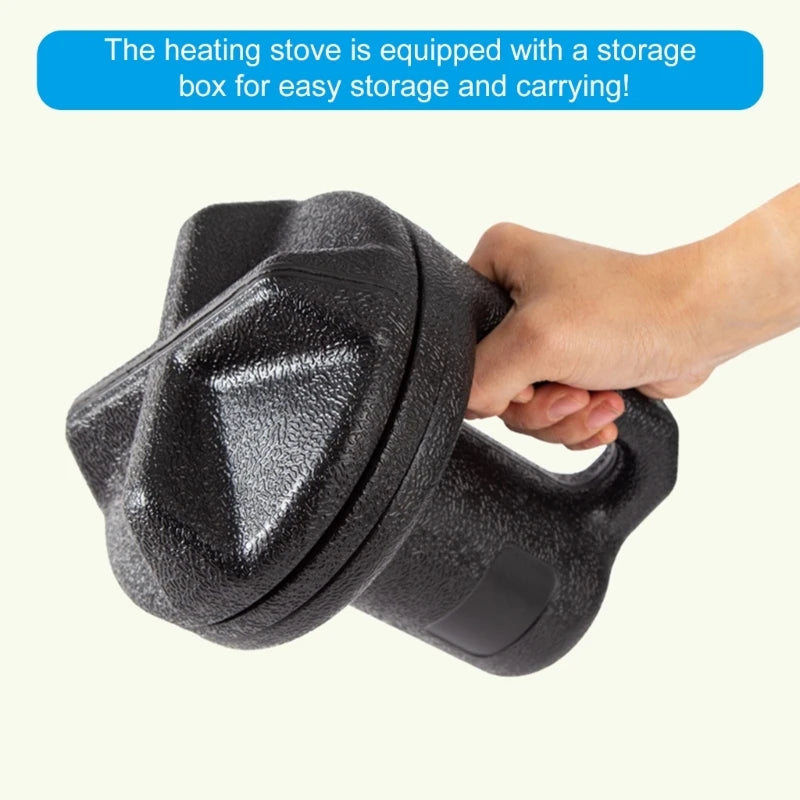 Compact Outdoor Gas Heater with Piezo Ignition | Portable Camping Warmer for Multi-Person Use