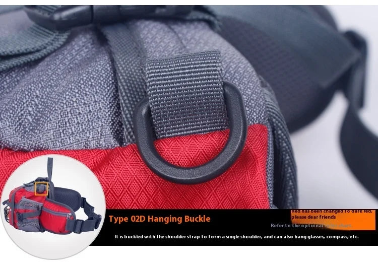 Hiking Waist Bag Outdoor Cycling Waterproof Backpack Reflective Strip Sports Fanny Pack Camping Nylon Hunting Accessor Trekker Essentials