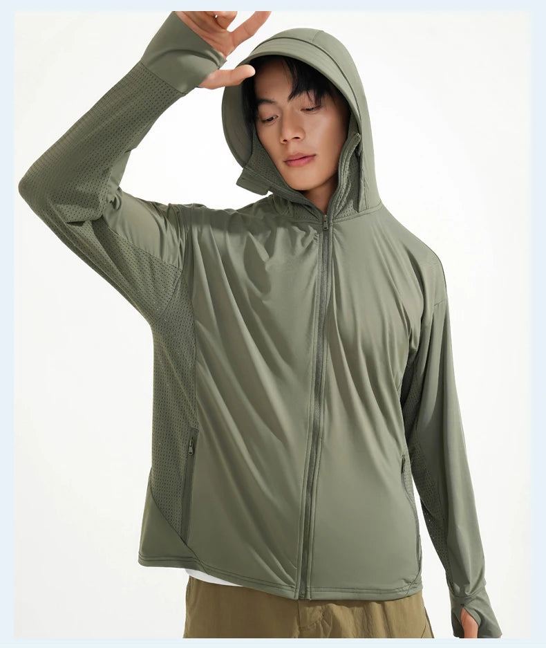 LNGXO Unisex Quick Dry Anti-UV Windbreaker Jacket Summer Sun Protection Outdoor Coat for Men Women Hiking Camping Climbing Trekker Essentials