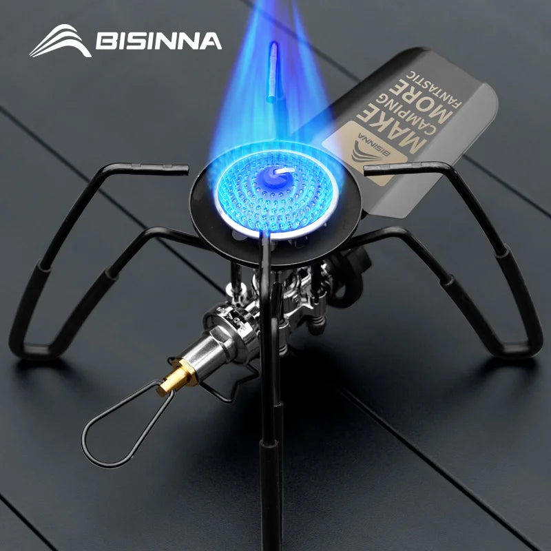 3300W Portable Folding Spider Camping Stove with Piezo Ignition