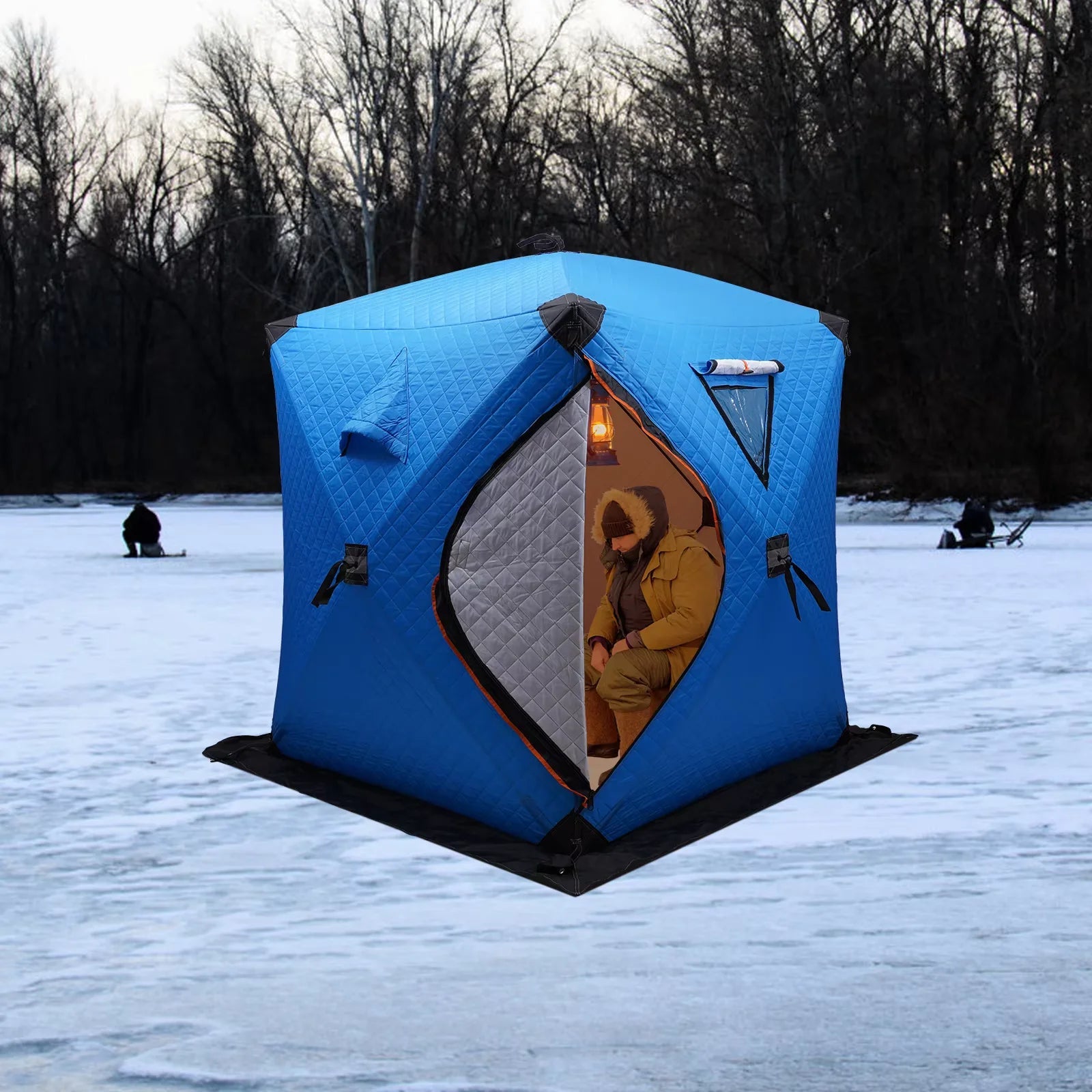 Insulated Ice Fishing Tent for 1–2 Persons – Portable Thermal Shelter – Trekker Essentials