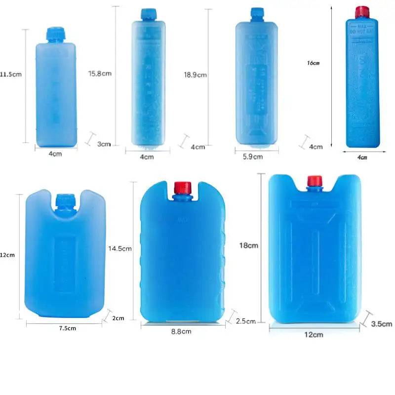 6-Piece Ice Box Freezer Packs – Compact Cooling Solution for Outdoor & Indoor Use
