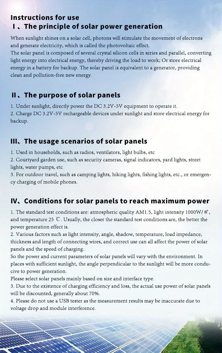 1PC Foldable Solar Panel, Portable Flexible  5V USB Foldable Solar Panel, Used for Small Batteries Outdoor Lighting Accessories Trekker Essentials