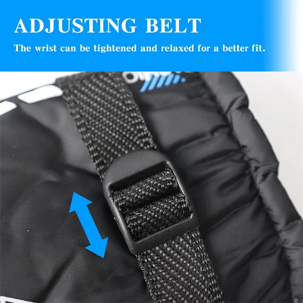 Waterproof Unisex Winter Gloves – Thickened Fleece, Windproof & Non-Slip for Skiing & Cycling