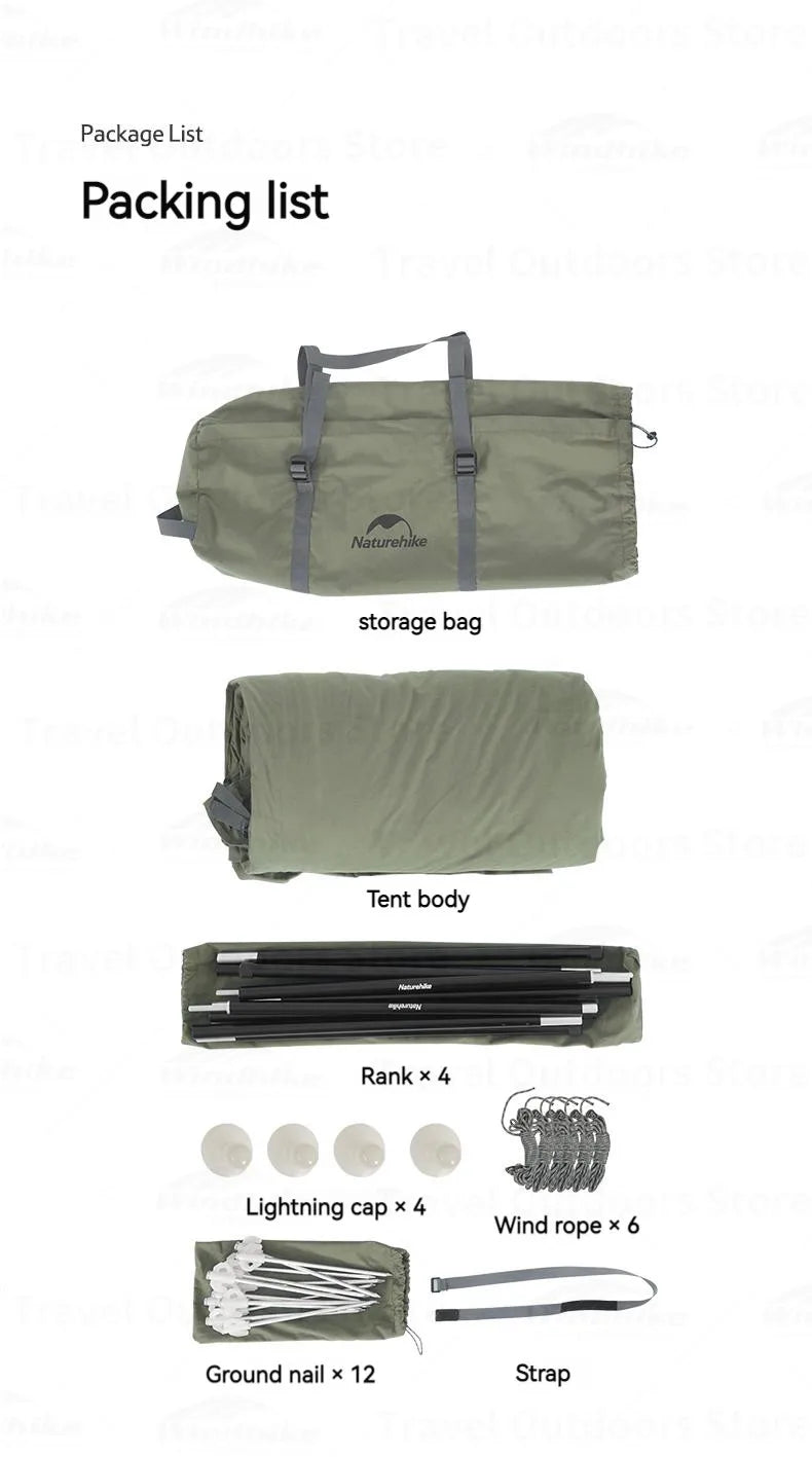 Tienda de campaña individual Cotton Ridge, color verde militar: ideal para acampar, hacer senderismo y sobrevivir al aire libre, con amplio espacio y ventilación por chimenea (5,8 kg)