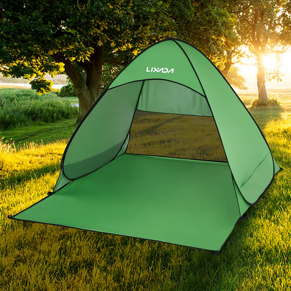 Instant Pop-Up Beach Tent – Lightweight UV Protection Sun Shelter for Camping & Outdoor Travel (1–2 Person) Trekker Essentials