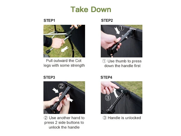 Night Cat 1-Person Camping Cot Tent – Waterproof Off-Ground Sleeping System with Mosquito Net & Aluminum Frame