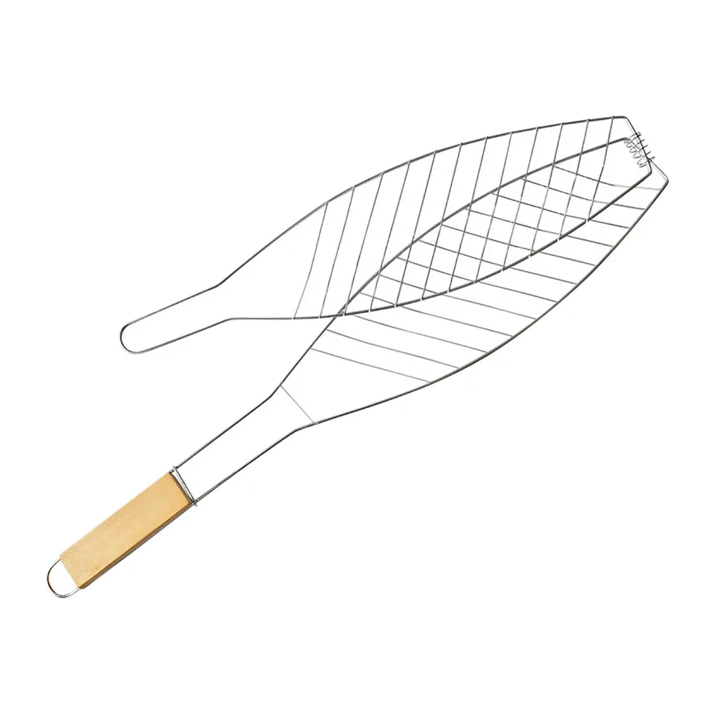 Roasting Fish Grilling BBQ Grill Basket Vegetable Folding Handle Nonstick Outdoor Barbecue Cookware Tool Mesh BBQ Cooking Grills Trekker Essentials