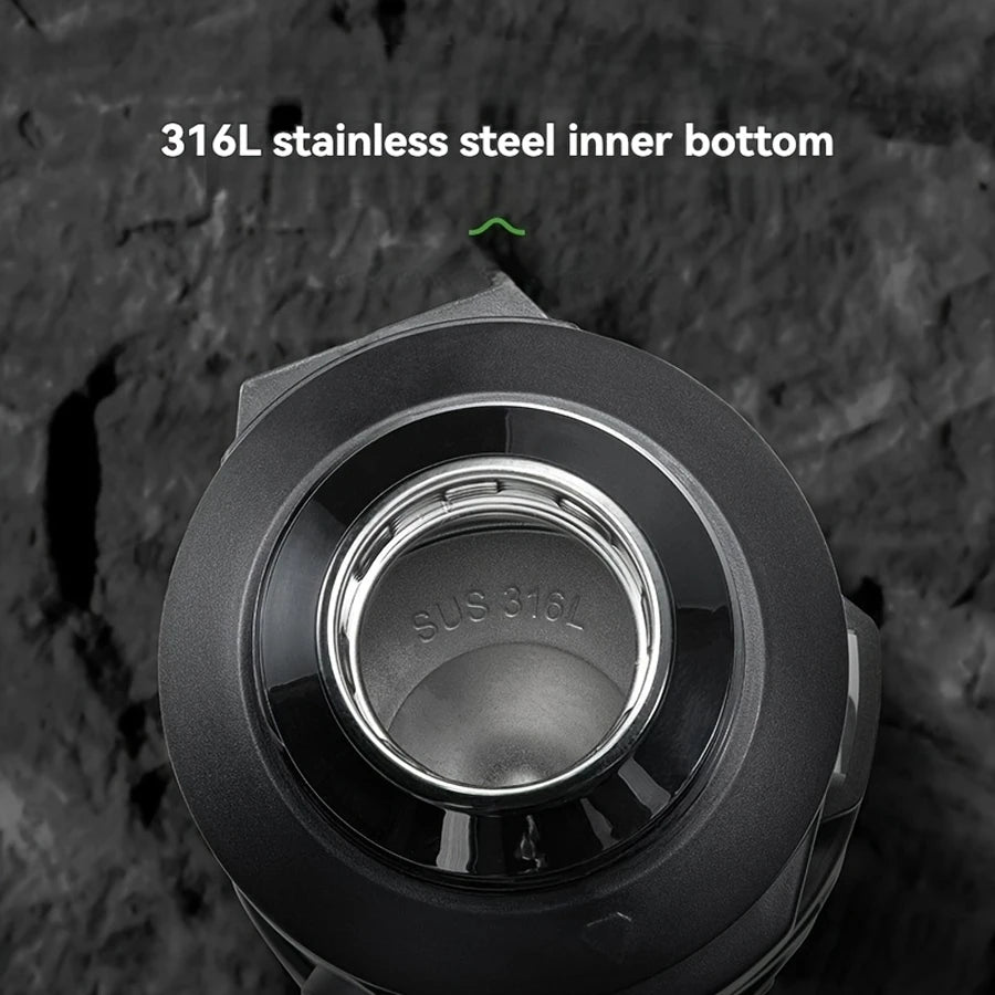 Large Capacity Stainless Steel Thermos: 1.7L, 2.0L, 2.5L Vacuum Insulated Water Bottle for Travel & Camping