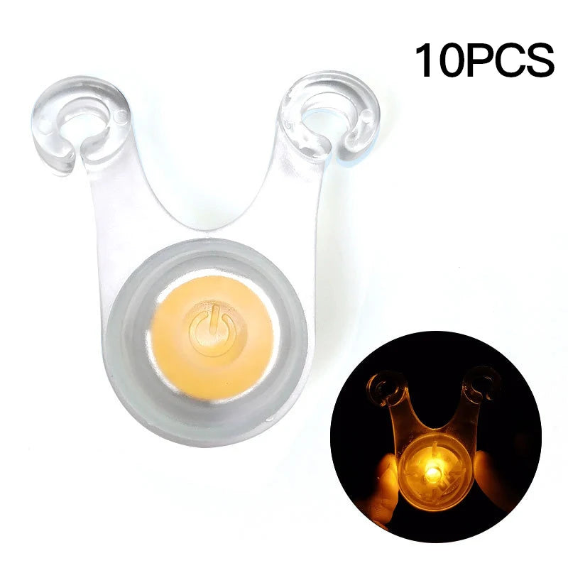 10PCS Waterproof LED Tent Lights – Mini Hanging Safety Lights for Camping, Cycling & Outdoor Use Trekker Essentials