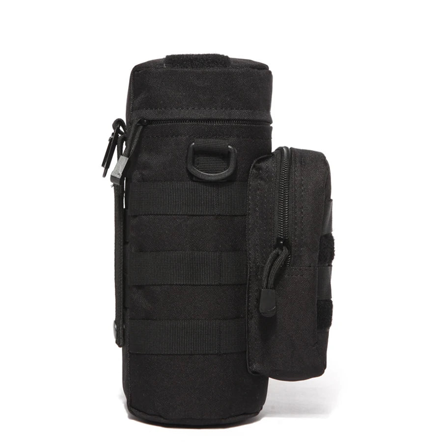 Tactical MOLLE Water Bottle Pouch - Hydration Carrier for Outdoor Adventures